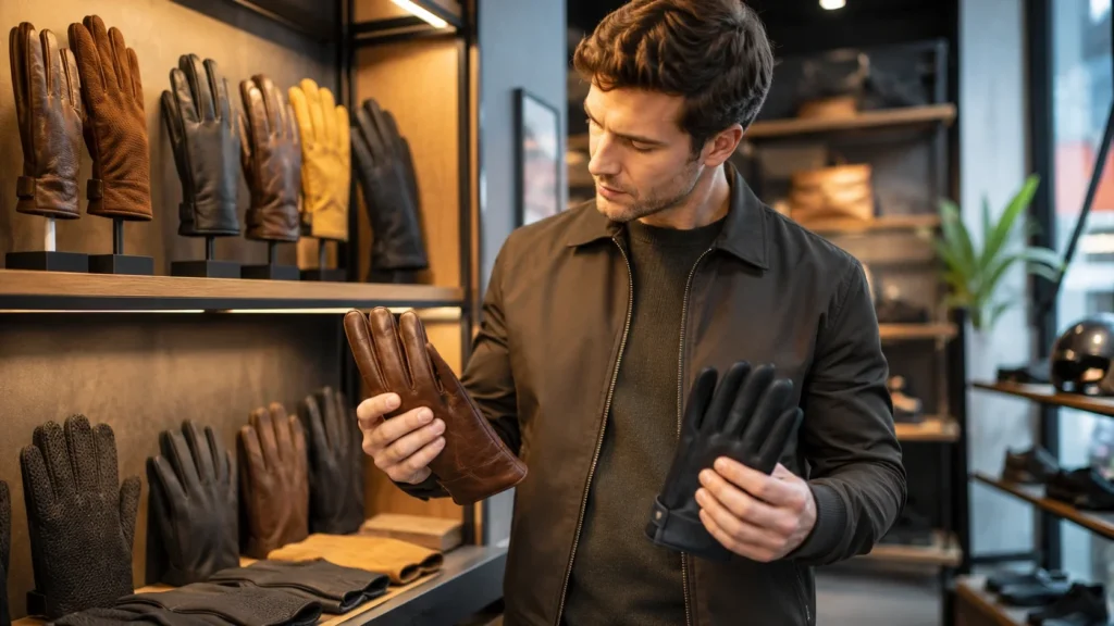 Different glove options displayed to help users choose the right gloves for their needs.